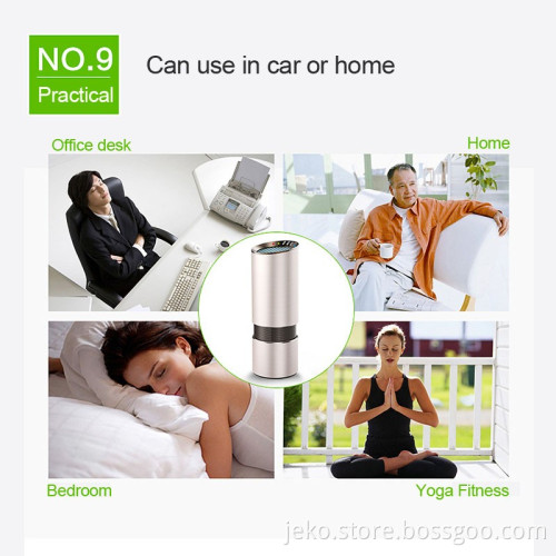 Nice industrial design metal air purifier for car